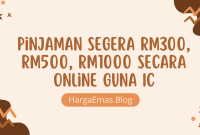 Pinjaman Segera RM300, RM500, RM1000 Secara Online Guna IC