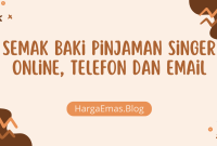 Semak Baki Pinjaman Singer Online