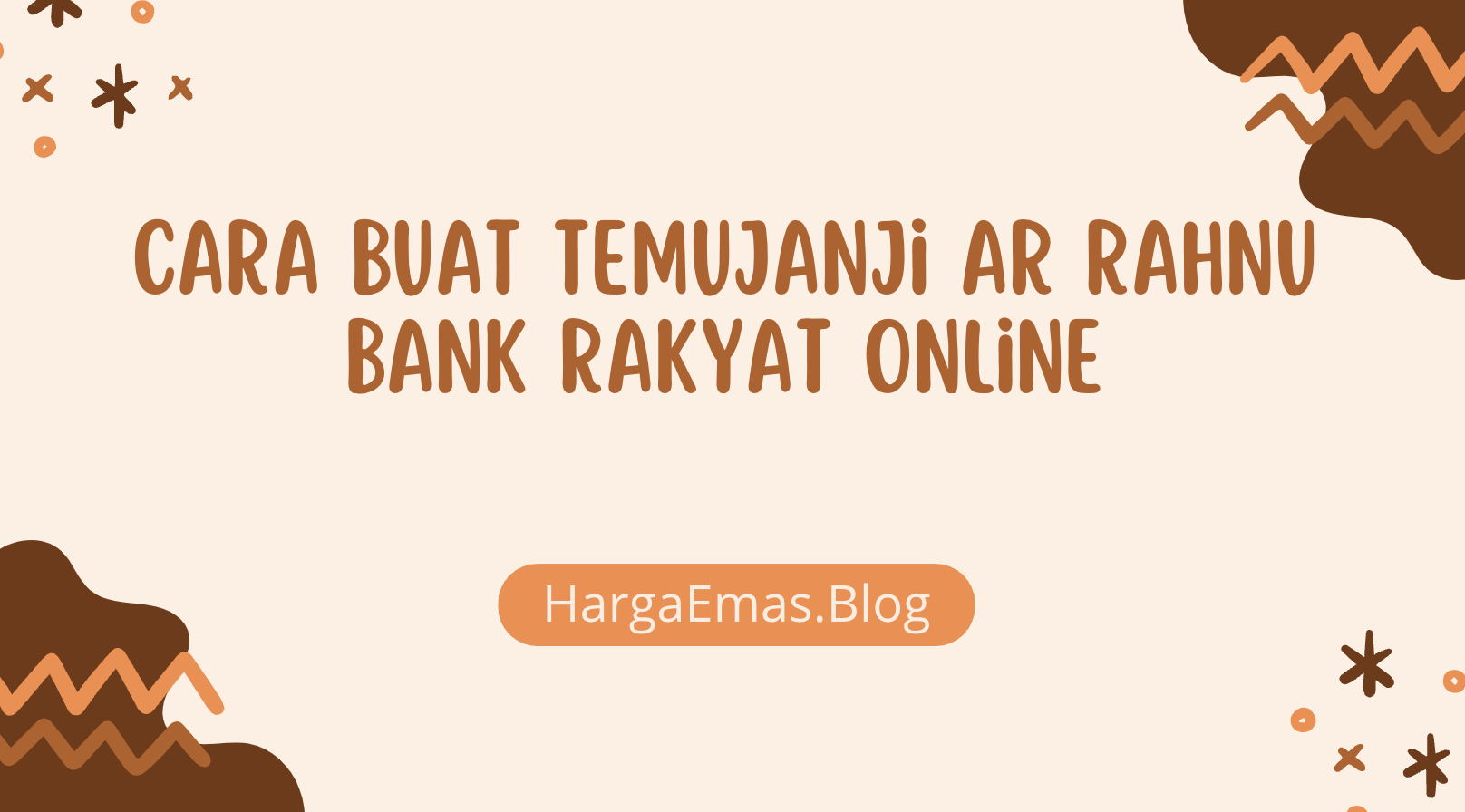 Cara Buat Temujanji Ar Rahnu Bank Rakyat Online