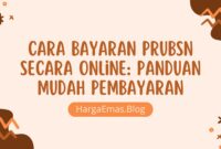 Cara Bayaran PruBSN secara Online