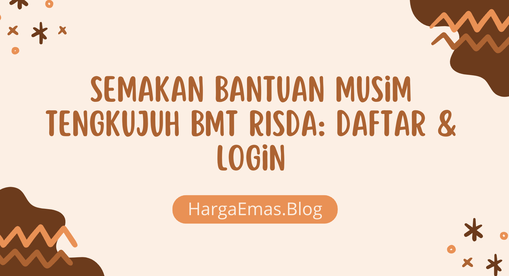 Semakan Bantuan Musim Tengkujuh BMT RISDA: Daftar & Login