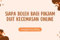 Siapa Boleh Bagi Pinjam Duit Kecemasan Online