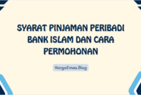 Syarat Pinjaman Peribadi Bank Islam dan Cara Permohonan